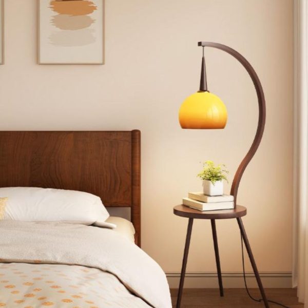 Đèn Sàn Hoàng Hôn Kết Hợp Bàn Trà, Bàn Phụ Có 3 Chế Độ Sáng Decor Đầu Giường, Đọc Sách Thư Giãn