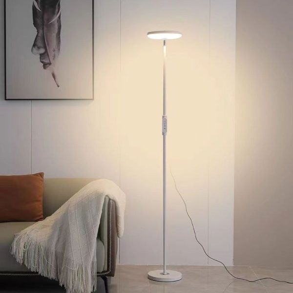 Đèn Sàn Sắt Xoay 360 Độ Phong Cách Tối Giản, 3 Chế Độ Sáng, Có Thể Điều Chỉnh Độ Dài Chiếu Sáng Phòng Khách
