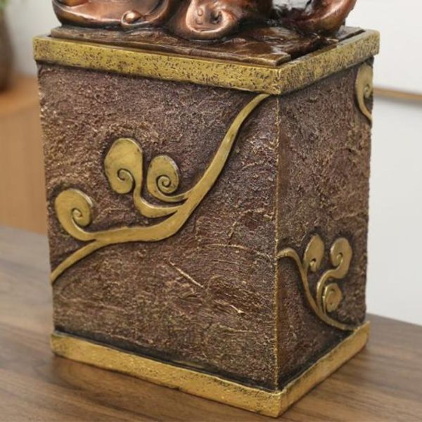 Đèn Sàn Thác Nước Chảy Phong Cách Trung Quốc Decor Cảnh Quan, Phòng Khách, Làm Quà Tặng Tân Gia