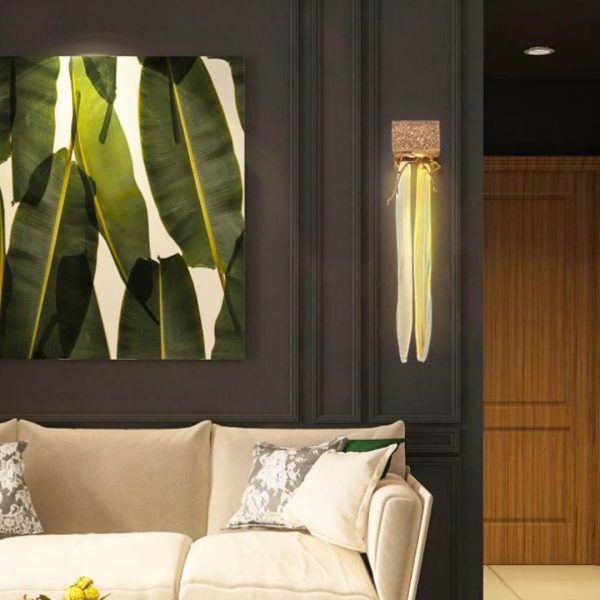 Đèn Tường Đồng Pha Lê Thủ Công Trang Trí Không Gian Nội Thất Hiện Đại Phòng Khách, Phòng Ngủ