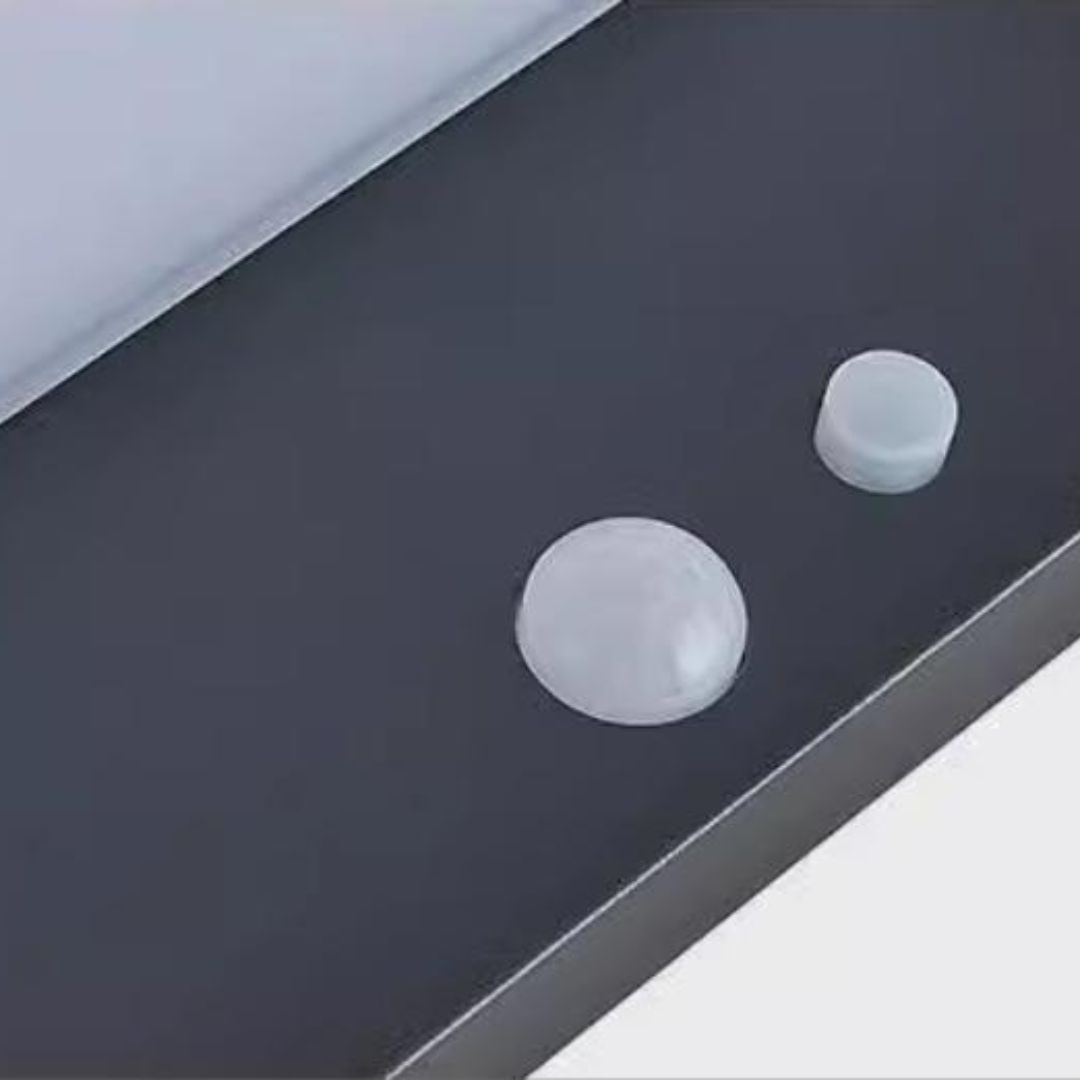 Đèn Tường Năng Lượng Mặt Trời Khung Nhôm Hình Học Chữ L Chống Thấm Nước Tốt, Decor Sân Vườn