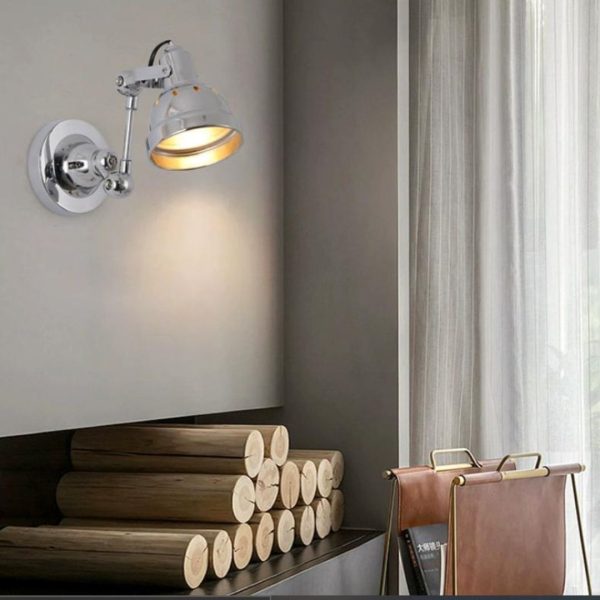 Đèn Tường Sắt Gập Gọn Retro Phong Cách Công Nghiệp Decor Bàn Làm Việc, Nội Thất Cổ Xưa