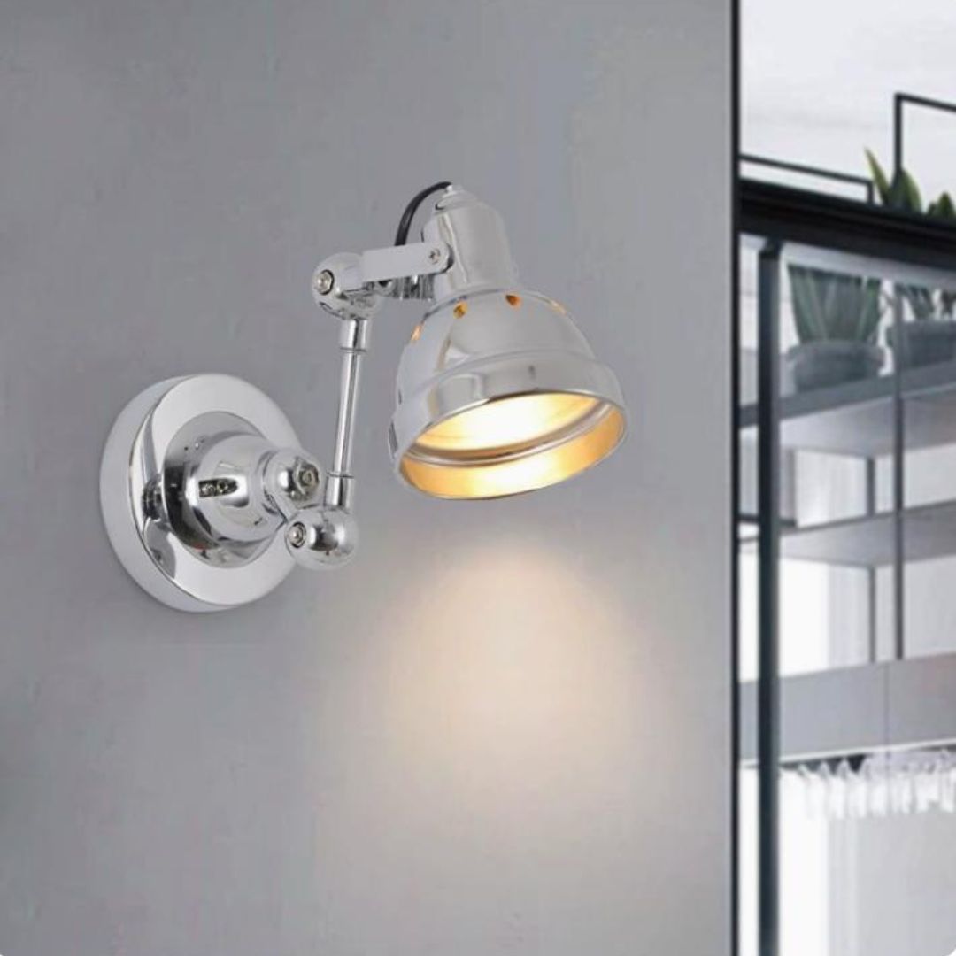 Đèn Tường Sắt Gập Gọn Retro Phong Cách Công Nghiệp Decor Bàn Làm Việc, Nội Thất Cổ Xưa