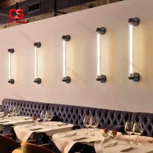Đèn Tường Thanh Acrylic Trong Suốt Phong Cách Công Nghiệp Retro Quán Cafe, Nhà Hàng Cổ Điển