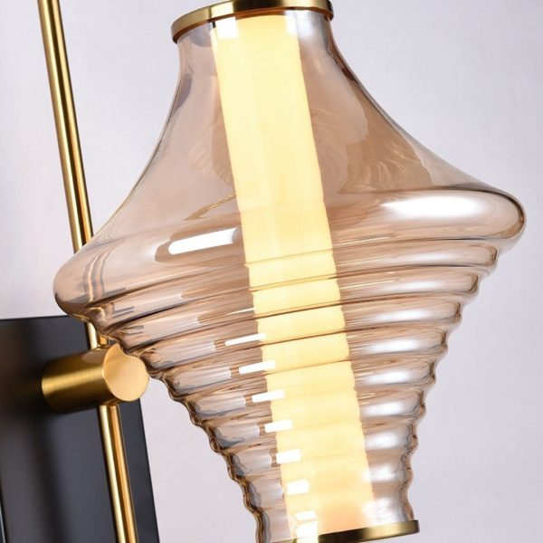 Đèn Tường Thuỷ Tinh Tối Giản Phong Cách Trung Quốc Trang Hoàng Phòng Khách Cổ Điển