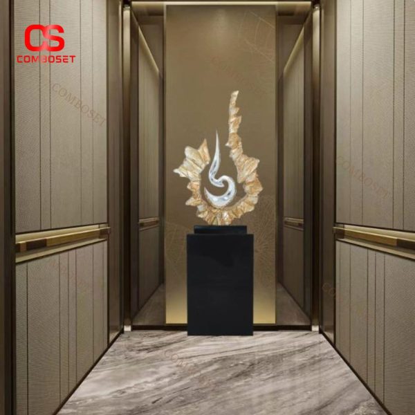 Tượng Trang Trí Hình Đóm Lửa Decor Không Gian Phòng Khách, Quà Tặng Tân Gia Phong Thuỷ