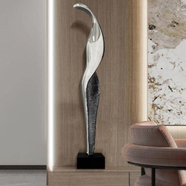 Tượng Trang Trí Nghệ Thuật Trừu Tượng Decor Phòng Khách, Triển Lãm, Quà Tặng Tân Gia Sang Trọng