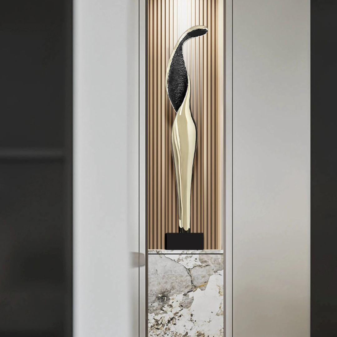 Tượng Trang Trí Nghệ Thuật Trừu Tượng Decor Phòng Khách, Triển Lãm, Quà Tặng Tân Gia Sang Trọng
