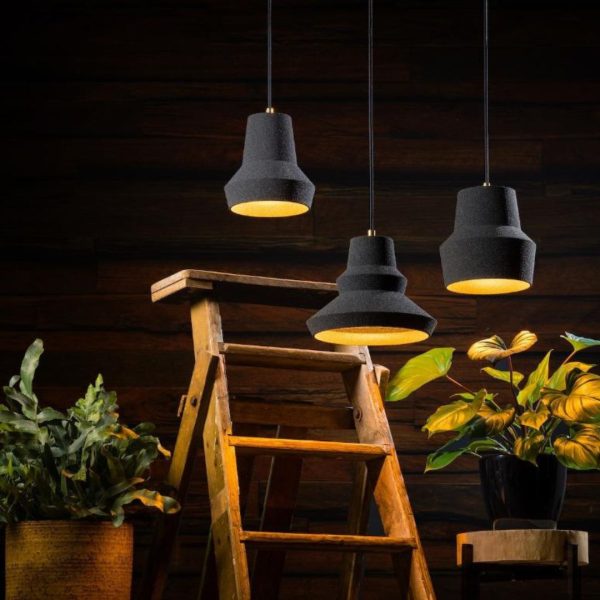 Đèn Chùm 3 Màu Tối Giản Phong Cách Wabi Sabi Nhật Bản Decor Phòng Trà, Thiền Yên Tĩnh