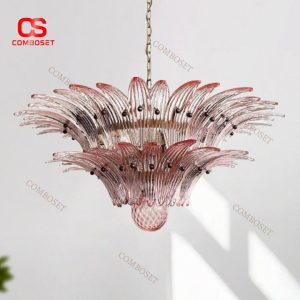 Đèn Chùm Cánh Hoa Cúc Nhẹ Nhàng, Lãng Mạn Nội Thất Decor Phòng Khách, Phòng Ngủ