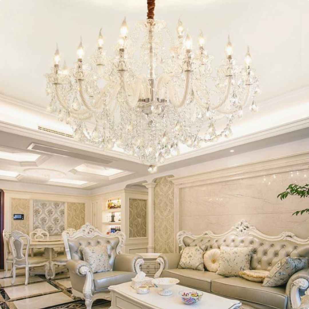 Đèn Ốp Trần Hay Đèn Chùm Cho Phòng Khách? Những Tiêu Chí Quan Trọng Khi Lựa Chọn