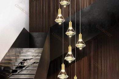 Chọn Đèn Thả Cầu Thang Phù Hợp Để Tăng Vẻ Sang Trọng Cho Ngôi Nhà