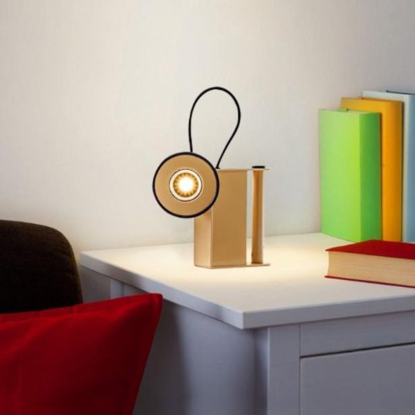Đèn Tường Sắt Từ Tính Nhiều Màu Sắc Sinh Động Xoay 360 Độ Phong Cách Bauhaus Trang Trí Phòng Khách