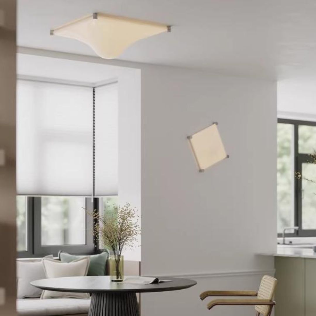 Đèn Tường Vuông Thiết Kế Lồi Tròn Tối Phong Cách Ý Hiện Đại Trang Trí Phòng Khách Nghệ Thuật