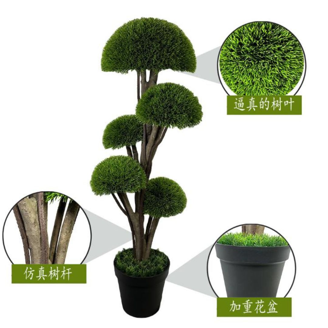 Cây Xanh Nhân Tạo Trang Trí Ngoài Trời, Cây Cảnh Decor Hiên Nhà, Quán Cafe, Văn Phòng Làm Việc