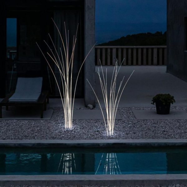 Đèn 11 Cây Sợi Quang Phát Sáng Năng Lượng Mặt Trời, Chống Thấm Nước Decor Không Gian Ngoài Trời Sự Kiện