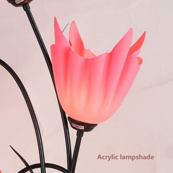 Đèn Cây Hoa Sắc Màu Rực Rỡ Decor Phòng Khách Hiện Đại, Phòng Ngủ Ấm Áp