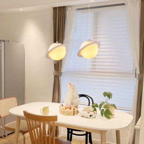 Đèn Chùm Hành Tinh Mặt Trăng Tròn 3D Decor Phòng Ngủ Cho Bé, Khu Vui Chơi Giải Trí
