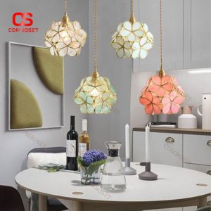 Đèn Chùm Hoa Anh Đào 5 Cánh Thuỷ Tinh Tròn Nhỏ Xinh Xắn Làm Nổi Bật Không Gian Sống