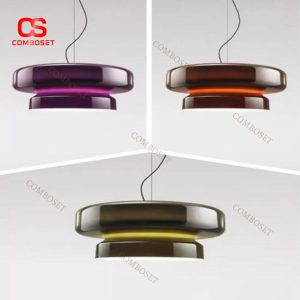 Đèn Chùm Thuỷ Tinh Màu Sắc Cao Cấp Thiết Kế Châu Âu Trang Trí Bàn Ăn, Quầy Bar Năng Động