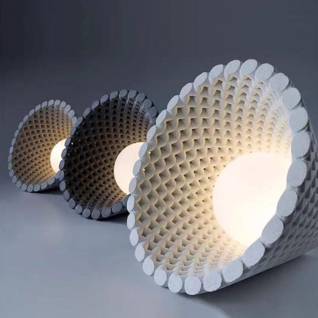 Đèn Chùm Xi Măng Rỗng Phong Cách Công Nghiệp Bắc Âu Decor Nhà Hàng, Quán Cafe