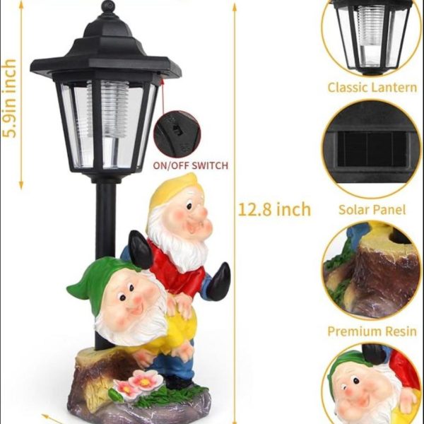 Đèn Động Vật Hoạt Hình Thân Thiện Trang Trí Sân Vườn, Lối Đi Vui Nhộn, Quà Tặng Sinh Nhật