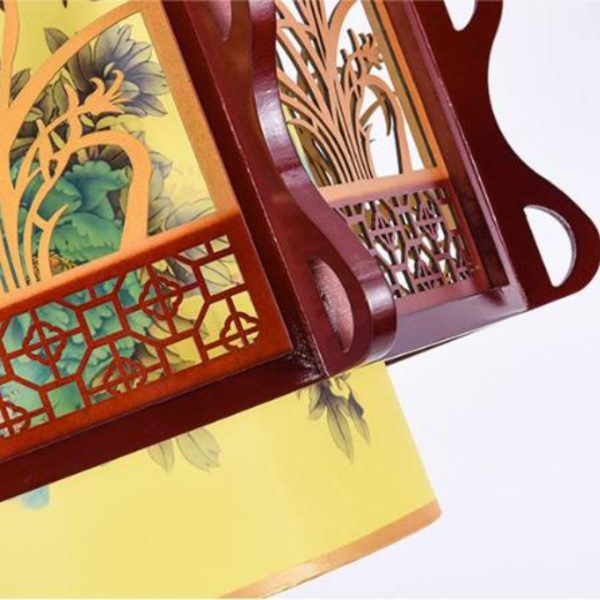 Đèn Lồng PVC Khung Gỗ Trung Quốc Mang Nét Đẹp Văn Hoá Á Đông Decor Nhà Hàng Khách Sạn Cổ Điển