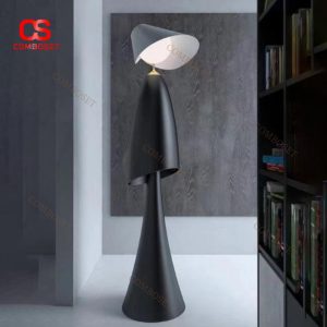 Đèn Sàn Cô Gái Đội Nón Thời Trang Nghệ Thuật Trừu Tượng Decor Phòng Khách, Quà Tặng Ý nghĩa