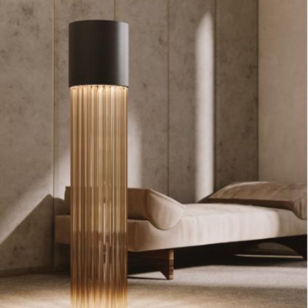 Đèn Sàn Hình Lọ Pha Lê Lấp Lánh Sang Trọng Decor Phòng Khách Hiện Đại, Ánh Sáng Ấm