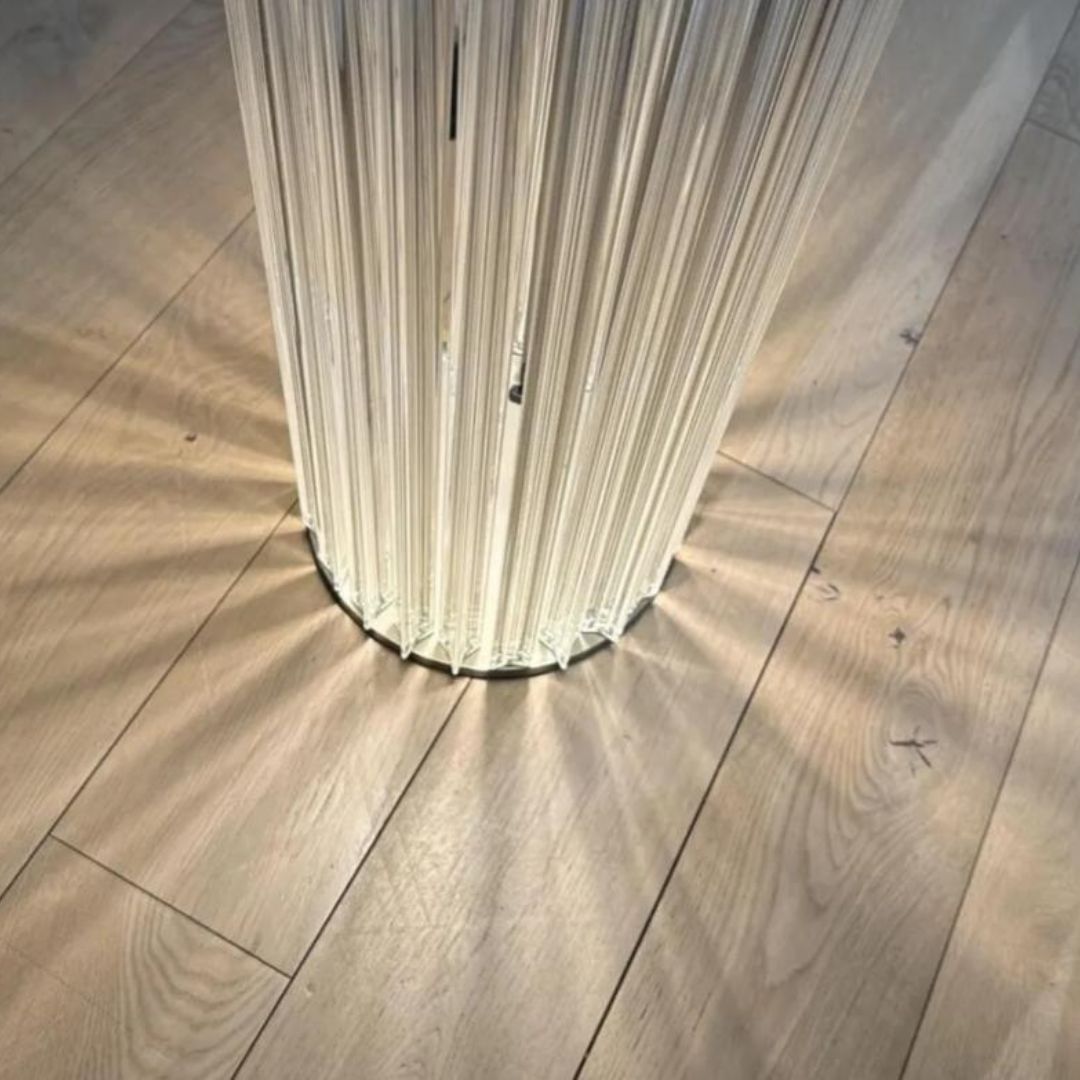Đèn Sàn Hình Lọ Pha Lê Lấp Lánh Sang Trọng Decor Phòng Khách Hiện Đại, Ánh Sáng Ấm
