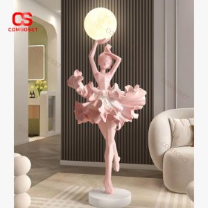 Đèn Sàn Nghệ Thuật Hiện Đại Cô Gái Múa Ba Lê Nhiều Màu Sắc Phù Hợp Với Nội Thất Nhà Ở, Cửa Hàng Thời Trang