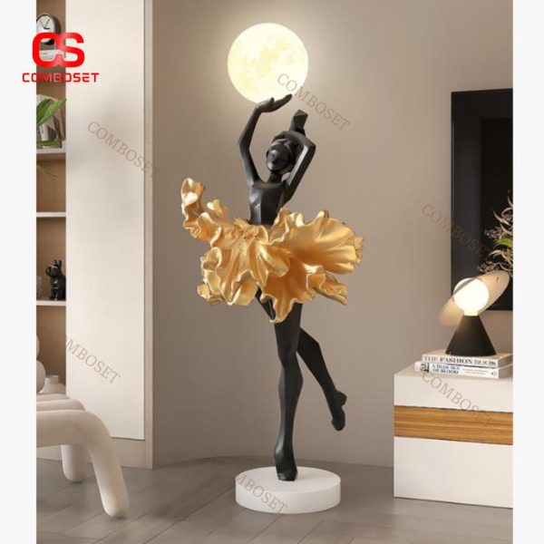 Đèn Sàn Nghệ Thuật Hiện Đại Cô Gái Múa Ba Lê Nhiều Màu Sắc Phù Hợp Với Nội Thất Nhà Ở, Cửa Hàng Thời Trang