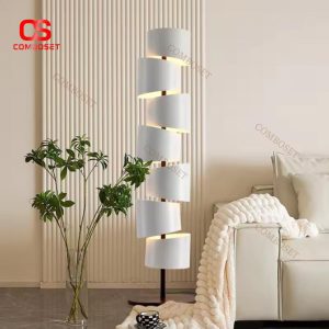 Đèn Sàn Tối Giản Thiết Kế Ý Decor Biệt Thự, Phòng Khách, Phòng Ngủ Tông Màu Trung Tính