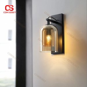 Đèn Tường Thuỷ Tinh 2 Lớp Tạo Ánh Sáng Chiều Sâu Decor Phòng Ngủ Lãng Mạn, Lối Đi Hành Lang