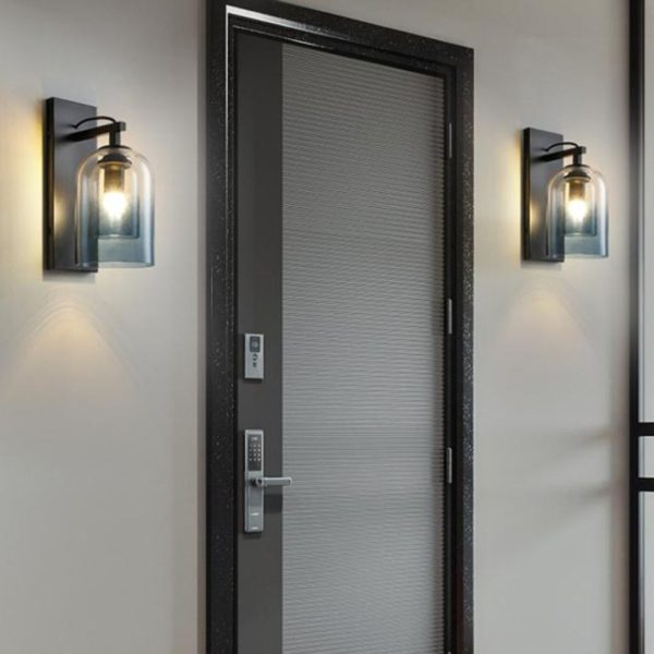 Đèn Tường Thuỷ Tinh 2 Lớp Tạo Ánh Sáng Chiều Sâu Decor Phòng Ngủ Lãng Mạn, Lối Đi Hành Lang