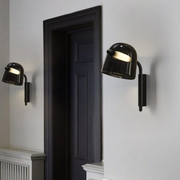 Đèn Tường Thuỷ Tinh Sẫm Màu Hiện Đại Sang Trọng Decor Đầu Giường Ngủ, Bàn Làm Việc