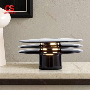 Đèn Bàn 3 Tầng Thiết Kế Ấn Tượng Trang Trí Biệt Thự, Phòng Khách, Phòng Ngủ