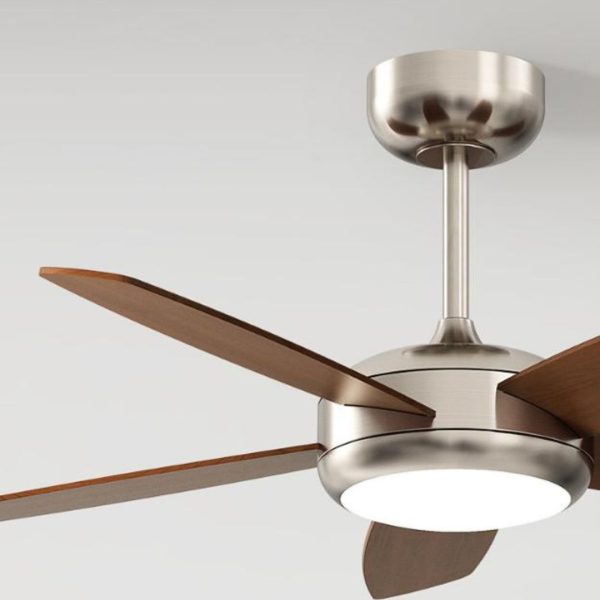 Đèn Quạt Trần Quang Phổ Bảo Vệ Mắt 3 Chế Độ Sáng, 6 Mức Độ Gió Trang Trí Phòng Khách Tối Giản