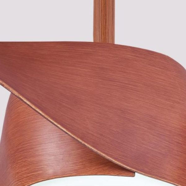 Đèn Quạt Trần Xoắn Ốc Cổ Điển Có Điều Khiển Từ Xa 3 Chế Độ Sáng, 6 Mức Gió Cho Phòng Khách, Phòng Ngủ