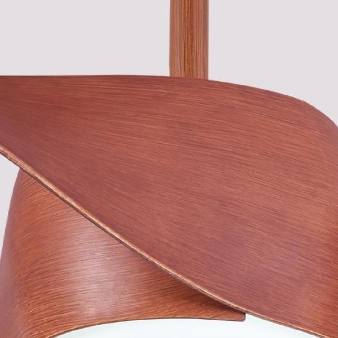 Đèn Quạt Trần Xoắn Ốc Cổ Điển Có Điều Khiển Từ Xa 3 Chế Độ Sáng, 6 Mức Gió Cho Phòng Khách, Phòng Ngủ