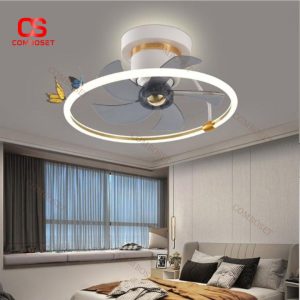 Đèn Quạt Trần Xoay 360 Độ Thiết Kế Hoạt Hình Decor Phòng Ngủ Cho Bé, Nhà Trẻ Mầm Non