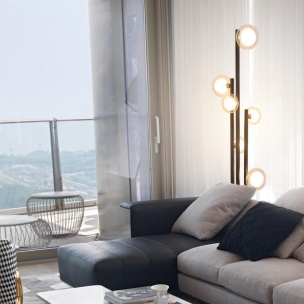 Đèn Sàn Bong Bóng Phong Cách Bắc Âu Hiện Đại Trang Trí Góc Sofa, Phòng Khách, Phòng Ngủ