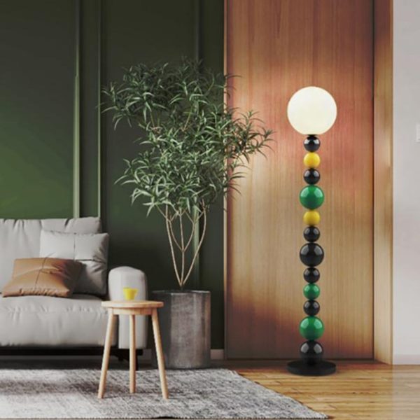 Đèn Sàn Bóng Kim Loại Màu Sắc Mô Phỏng Kẹo Tanghulu Decor Quán Cafe, Phòng Ngủ Cho Bé