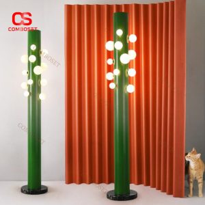 Đèn Sàn Hình Cây Xương Rồng Màu Xanh Lá Cách Điệu Trang Trí Phòng Ngủ Cho Trẻ, Phòng Khách Năng Động