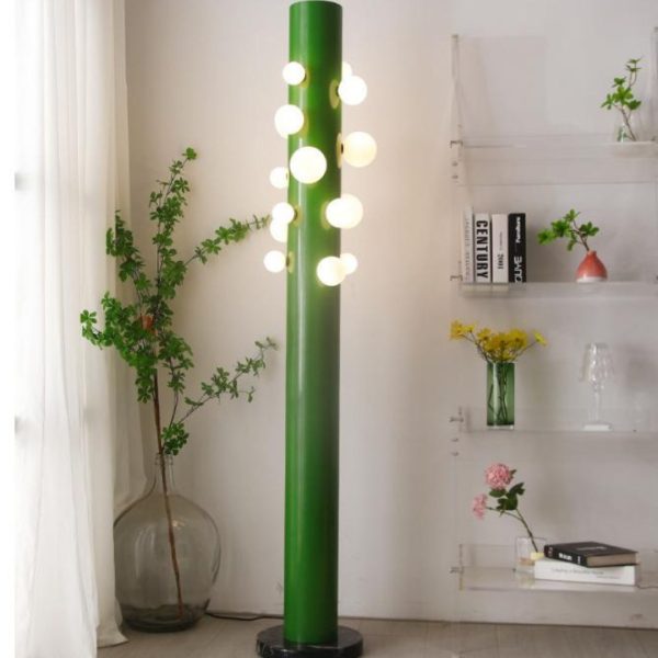 Đèn Sàn Hình Cây Xương Rồng Màu Xanh Lá Cách Điệu Trang Trí Phòng Ngủ Cho Trẻ, Phòng Khách Năng Động