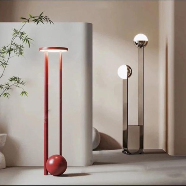 Đèn Sàn Hình Học Tối Giản Thiết Kế Ý Trang Trí Cửa Hàng Thời Trang, Showroom, Phòng Khách