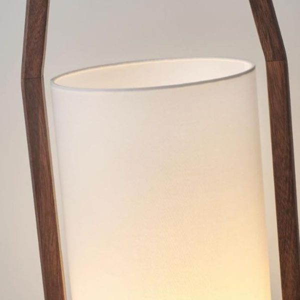 Đèn Sàn Khung Gỗ Cổ Điển Phong Cách Wabi Sabi Nhật Bản Decor Phòng Ngủ, Thiền, Phòng Khách