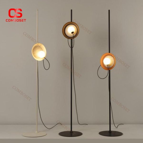 Đèn Sàn Nam Châm Dây Đồng Sáng Tạo Phong Cách Wabi Sabi Tối Giản Cổ Điển Phòng Khách