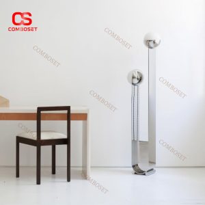 Đèn Sàn Thép Hình Chữ U Phong Cách Bauhaus Tối Giản Thanh Lịch Phòng Khách, Phòng Ngủ