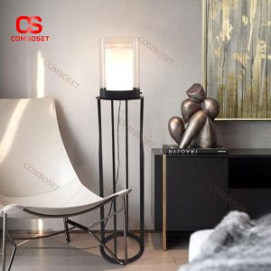 Đèn Sàn Thuỷ Tinh Tối Giản Phong Cách Hiện Đại Decor Phòng Làm Việc, Đọc Sách Thư Giãn